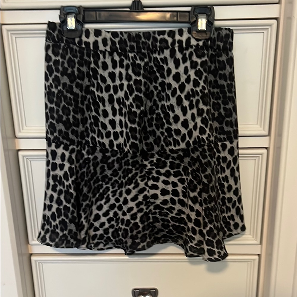 Leopard Print Women's Skirt